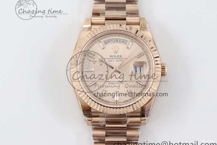 MiroTime 1230 AllSeason Day Date 40mm RG 904L Steel TWF 1:1 Best Edition RG Crystal Dial on RG Bracelet A 2350